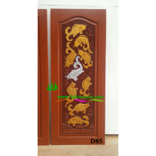 ประตูไม้สักบานเดี่ยว รหัส D85